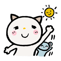 [LINEスタンプ] 毎日一緒、ほんわか猫のアニー