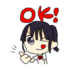 [LINEスタンプ] ポニテちゃん❗