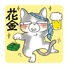 [LINEスタンプ] 死語を話すネコのにゃーちゃんです