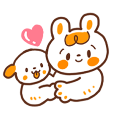 [LINEスタンプ] うさちゃんほのぼの