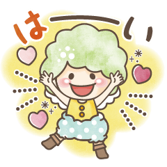 [LINEスタンプ] 天使のてんちゃん♪よく使うあいさつ編