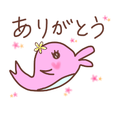 [LINEスタンプ] ピンクのイルカちゃん〜基本編〜