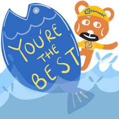 [LINEスタンプ] Bobby The Bear Note