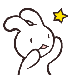 [LINEスタンプ] もっちりうさぎスタンプ