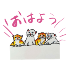 [LINEスタンプ] ねこたちのドローイングスタンプ2