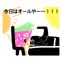 [LINEスタンプ] いちごみるくの手書きスタンプ。ショップ版