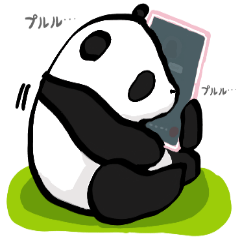 [LINEスタンプ] パンダの日常で使えるスタンプの画像（メイン）