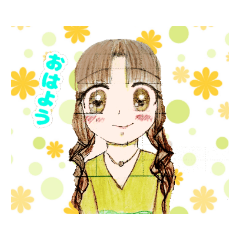 [LINEスタンプ] 可愛い女の子の        犬ハリスタンプ