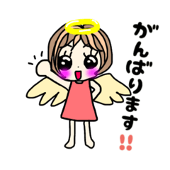 [LINEスタンプ] エン ジェル子ちゃん