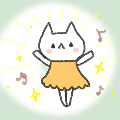 [LINEスタンプ] シンプルちろいにゃんこ