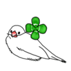 [LINEスタンプ] 文鳥のごあいさつ