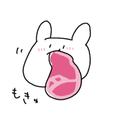 [LINEスタンプ] いっぱいうさぎ