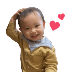 [LINEスタンプ] かなた 1歳5ヶ月