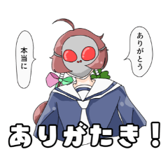 [LINEスタンプ] 風の前の塵（1）