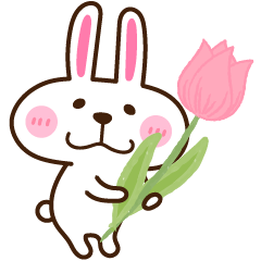 [LINEスタンプ] うさこ♡使える長文