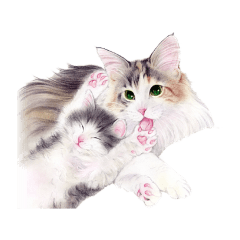 [LINEスタンプ] 目羅健嗣 猫アートコレクション 2