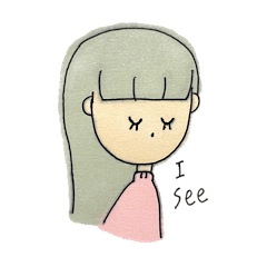 [LINEスタンプ] 女の子英語スタンプ1