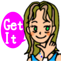 [LINEスタンプ] バルに行こうよ！！English