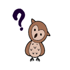 [LINEスタンプ] 文字が見やすい癒しフクロウの日常スタンプ