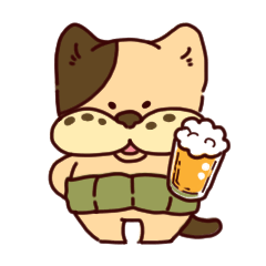 [LINEスタンプ] おやじ犬スタンプ