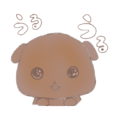 [LINEスタンプ] 生チョコ犬スタンプ♪