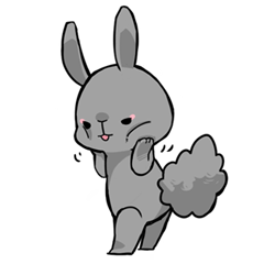 [LINEスタンプ] くろうさぎさんと時々ピンクさん 2