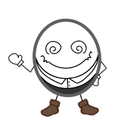 [LINEスタンプ] ぐるぐる タマゴくん