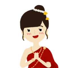 [LINEスタンプ] ピムとタイ語 (Edition 1)
