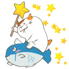 [LINEスタンプ] 猫のふぐぼん ω 日常会話フレーズ 挨拶