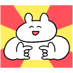 [LINEスタンプ] うさちゃんスタンプ！！！！！！(汎用)