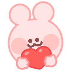 [LINEスタンプ] ピンクマウス ピモ