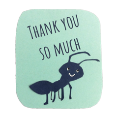 [LINEスタンプ] A simple written greeting with animals