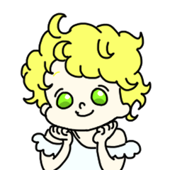 [LINEスタンプ] 天使のミチェルちゃんスタンプ