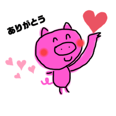 [LINEスタンプ] ぶぶぶた