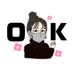 [LINEスタンプ] コロナ禍の紺ちゃん