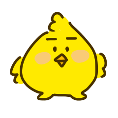 [LINEスタンプ] そこらへんにいるひよこ