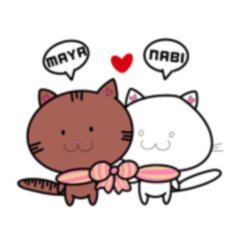 [LINEスタンプ] Nabi ＆ Maya