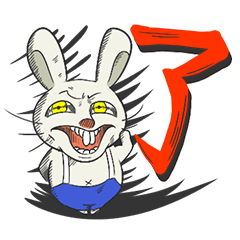 [LINEスタンプ] ウーサギ 2