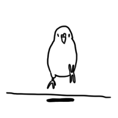 [LINEスタンプ] 雑な鳥