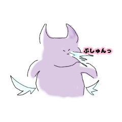 [LINEスタンプ] ゆるい悪魔君