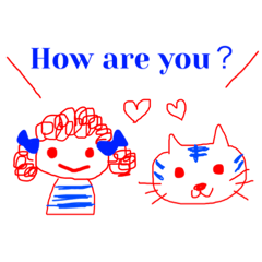 [LINEスタンプ] あか×あお