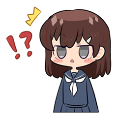 [LINEスタンプ] 「泡沫冬景」キャラクタースタンプS01