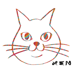 [LINEスタンプ] Meow Designed by XEN