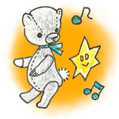 [LINEスタンプ] テディベアとお星さま