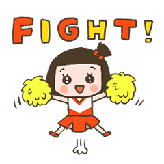 [LINEスタンプ] 毎日使える女の子ちゃんスタンプ