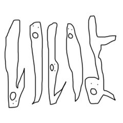 [LINEスタンプ] 苦しみは時と共に・・・