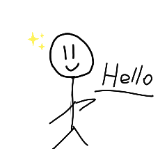 [LINEスタンプ] ぼう人間さんのスタンプ