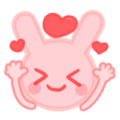 [LINEスタンプ] ピンク うさぎ ピンキPinKKy