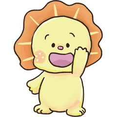 [LINEスタンプ] 元気ならいおんくん