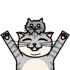 [LINEスタンプ] ねことけだまねこ